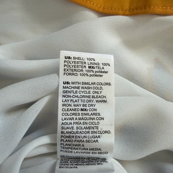 ✨NWT- White House Black Market VNK Smoked Mini Draped Floral Dress size large - Picture 10 of 12